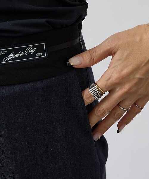 DESIGNWORKS / デザインワークス パンツ | 【Erika Cavallini/エリカ・カヴァリーニ】センタープレスパンツ　L | 詳細10