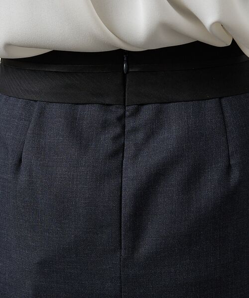 DESIGNWORKS / デザインワークス ロング・マキシ丈スカート | 【Erika Cavallini/エリカ・カヴァリーニ】ウール Iラインスカート | 詳細10