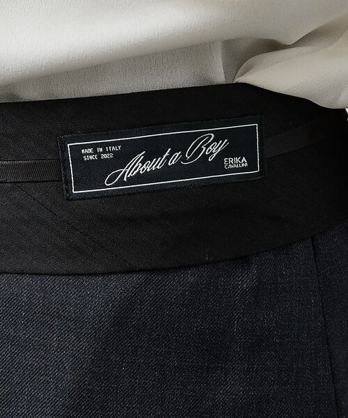 DESIGNWORKS / デザインワークス ロング・マキシ丈スカート | 【Erika Cavallini/エリカ・カヴァリーニ】ウール Iラインスカート | 詳細11