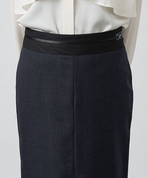 DESIGNWORKS / デザインワークス ロング・マキシ丈スカート | 【Erika Cavallini/エリカ・カヴァリーニ】ウール Iラインスカート | 詳細9