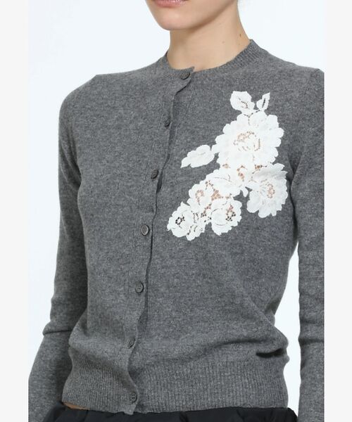 DESIGNWORKS / デザインワークス カーディガン・ボレロ | 【 N゜21/ヌメロヴェントゥーノ】透かし レースニットカーディガン | 詳細3