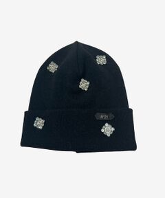 DESIGNWORKS / デザインワークス ハット | 【 N゜21/ヌメロヴェントゥーノ】ビジューニットキャップ