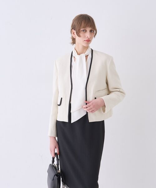 DESIGNWORKS / デザインワークス シャツ・ブラウス | バックサテンジョーゼットボウタイリボンブラウス | 詳細12