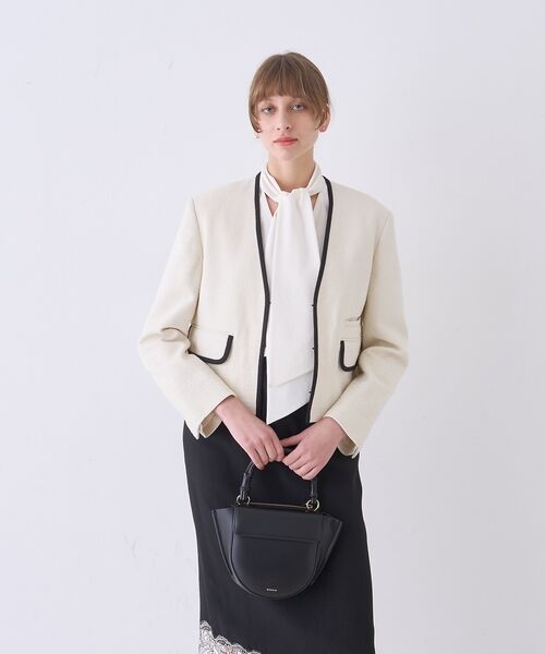 DESIGNWORKS / デザインワークス シャツ・ブラウス | バックサテンジョーゼットボウタイリボンブラウス | 詳細14