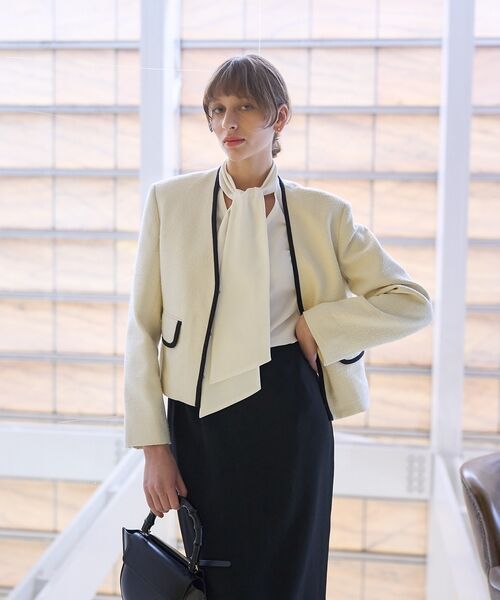 DESIGNWORKS / デザインワークス シャツ・ブラウス | バックサテンジョーゼットボウタイリボンブラウス | 詳細16