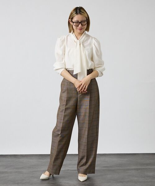 DESIGNWORKS / デザインワークス シャツ・ブラウス | バックサテンジョーゼットボウタイリボンブラウス | 詳細26