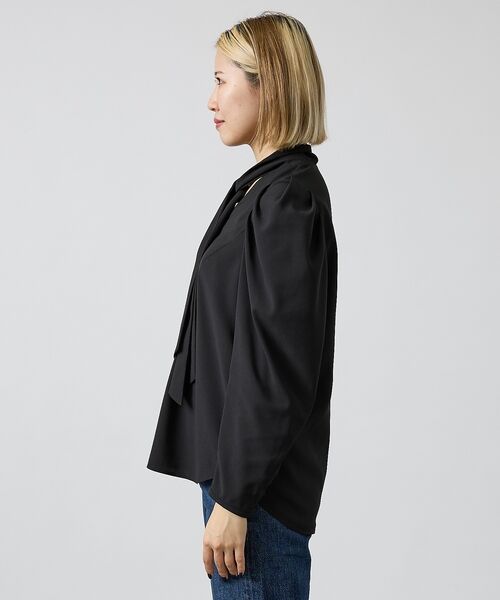 DESIGNWORKS / デザインワークス シャツ・ブラウス | バックサテンジョーゼットボウタイリボンブラウス | 詳細29