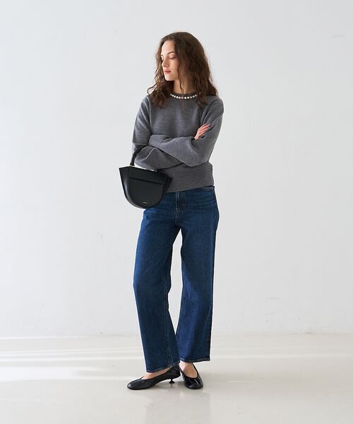 DESIGNWORKS / デザインワークス ニット・セーター | パール付きニットプルオーバー【予約】 | 詳細16