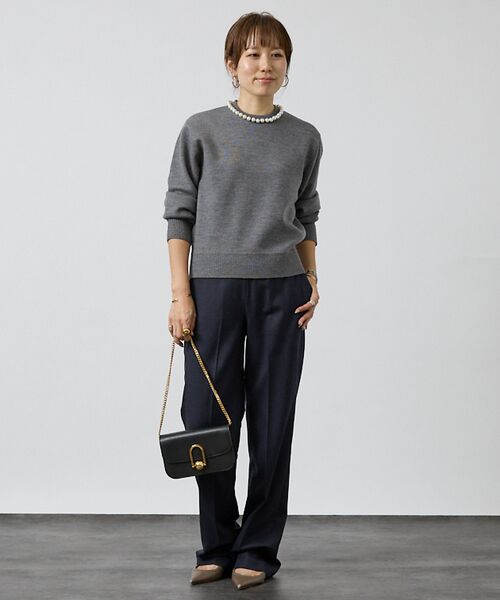 DESIGNWORKS / デザインワークス ニット・セーター | パール付きニットプルオーバー【予約】 | 詳細18