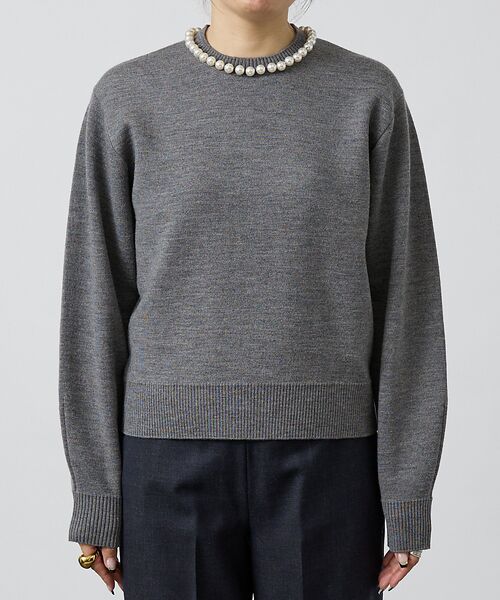 DESIGNWORKS / デザインワークス ニット・セーター | パール付きニットプルオーバー【予約】 | 詳細19