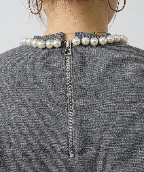 DESIGNWORKS / デザインワークス ニット・セーター | パール付きニットプルオーバー【予約】 | 詳細22