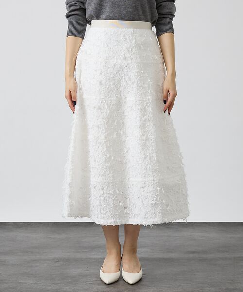 DESIGNWORKS / デザインワークス ロング・マキシ丈スカート | カットジャガード切替えスカート【予約】 | 詳細7