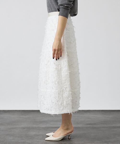 DESIGNWORKS / デザインワークス ロング・マキシ丈スカート | カットジャガード切替えスカート【予約】 | 詳細8