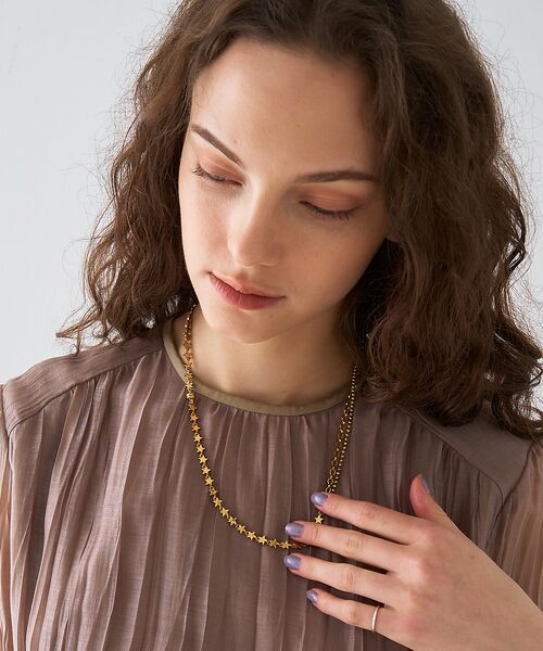 DESIGNWORKS / デザインワークス ワンピース | オーガンジープリーツ加工ボウタイワンピース【予約】 | 詳細8