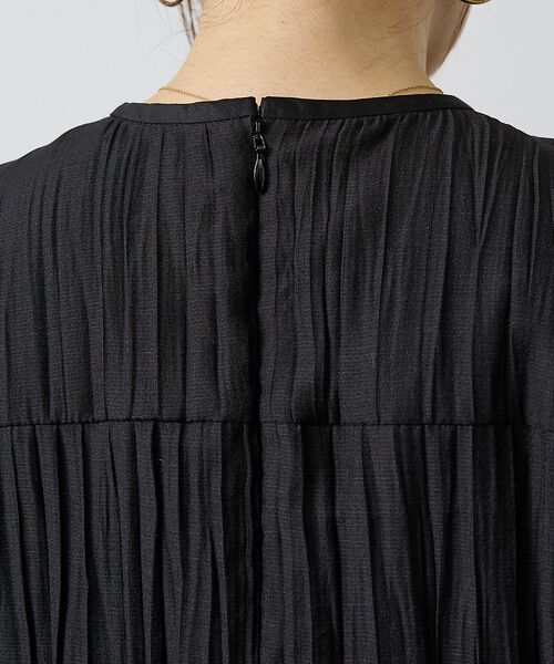 DESIGNWORKS / デザインワークス ワンピース | オーガンジープリーツ加工ボウタイワンピース【予約】 | 詳細24