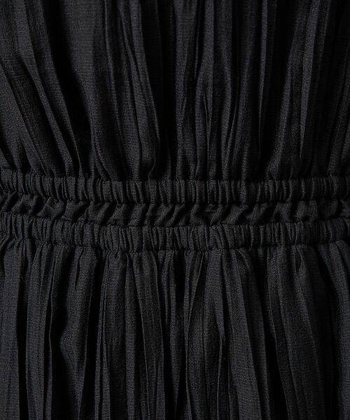 DESIGNWORKS / デザインワークス ワンピース | オーガンジープリーツ加工ボウタイワンピース【予約】 | 詳細26