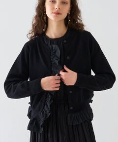 DESIGNWORKS / デザインワークス カーディガン・ボレロ | タフタフリルニットカーディガン【予約】