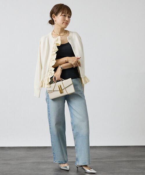 DESIGNWORKS / デザインワークス カーディガン・ボレロ | タフタフリルニットカーディガン | 詳細6