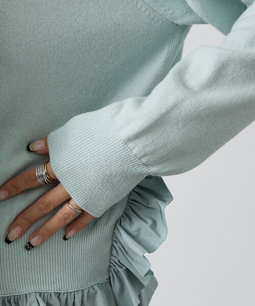 DESIGNWORKS / デザインワークス カーディガン・ボレロ | タフタフリルニットカーディガン | 詳細19