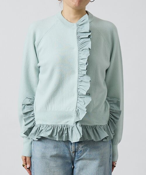 DESIGNWORKS / デザインワークス カーディガン・ボレロ | タフタフリルニットカーディガン | 詳細13
