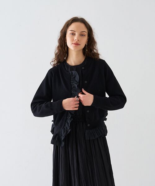 DESIGNWORKS / デザインワークス カーディガン・ボレロ | タフタフリルニットカーディガン | 詳細22