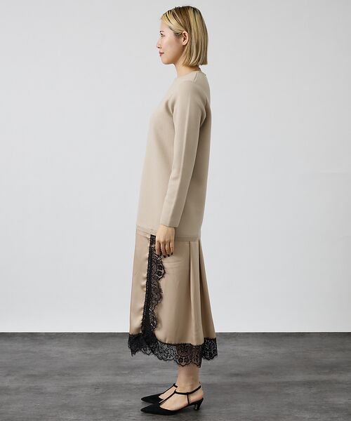 DESIGNWORKS / デザインワークス ワンピース | ヘムレースニットドッキングドレス【予約】 | 詳細11