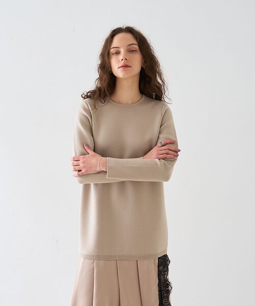 DESIGNWORKS / デザインワークス ワンピース | ヘムレースニットドッキングドレス【予約】 | 詳細4