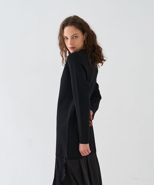 DESIGNWORKS / デザインワークス ワンピース | ヘムレースニットドッキングドレス【予約】 | 詳細22