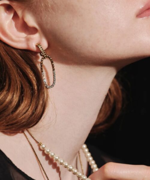 DESIGNWORKS / デザインワークス ピアス・イヤリング | 【ADER.bijoux/アデルビジュー】 CUTSTEEL sparkle p | 詳細1