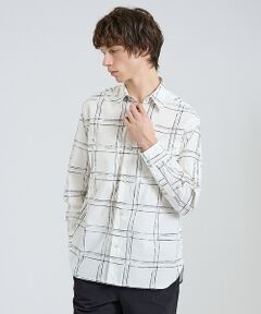 DESIGNWORKS / デザインワークス シャツ・ブラウス | ドローイングチェック スマイルポケット シャツ【予約】