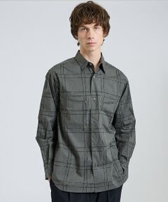 DESIGNWORKS / デザインワークス シャツ・ブラウス | ドローイングチェック スマイルポケット シャツ【予約】