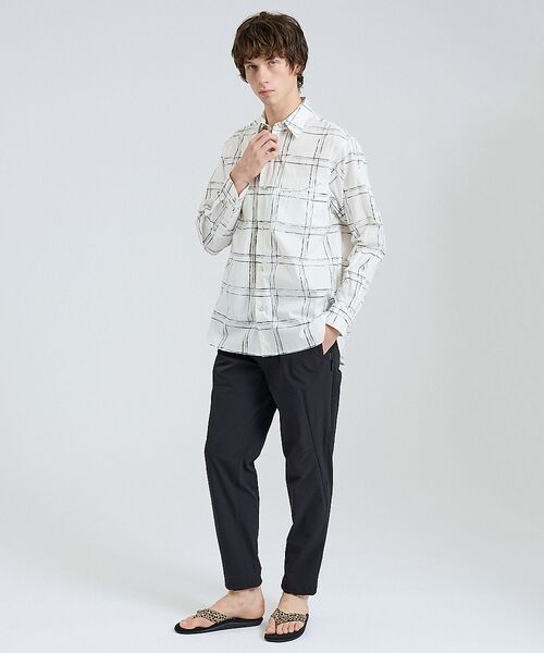 DESIGNWORKS / デザインワークス シャツ・ブラウス | ドローイングチェック スマイルポケット シャツ【予約】 | 詳細9