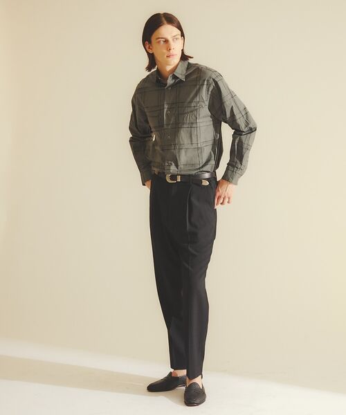 DESIGNWORKS / デザインワークス シャツ・ブラウス | ドローイングチェック スマイルポケット シャツ | 詳細27