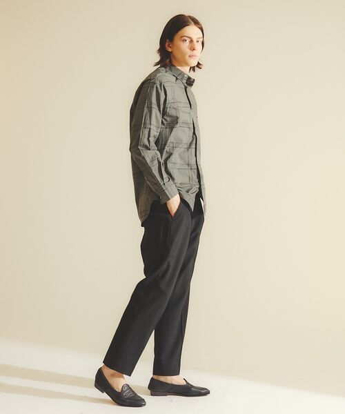 DESIGNWORKS / デザインワークス シャツ・ブラウス | ドローイングチェック スマイルポケット シャツ | 詳細28