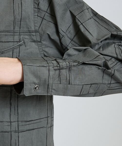 DESIGNWORKS / デザインワークス シャツ・ブラウス | ドローイングチェック スマイルポケット シャツ【予約】 | 詳細14