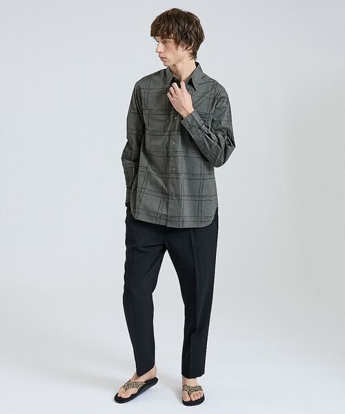 DESIGNWORKS / デザインワークス シャツ・ブラウス | ドローイングチェック スマイルポケット シャツ【予約】 | 詳細18