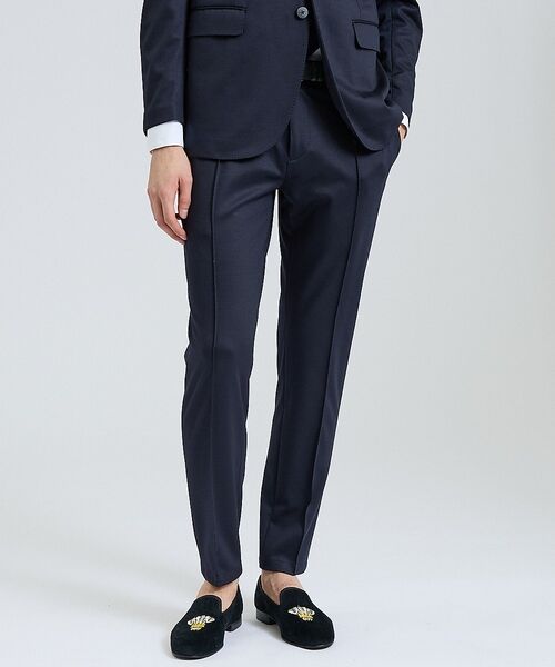 DESIGNWORKS / デザインワークス スラックス・ドレスパンツ | 【26S/S】モクロディーイージーパンツ / セットアップ対応 / ストレッチ【（ネイビー）