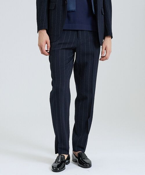 DESIGNWORKS / デザインワークス スラックス・ドレスパンツ | 【26S/S】ウールストレッチサッカーピンタックパンツ / セットアップ対応 / | 詳細3