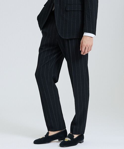 DESIGNWORKS / デザインワークス スラックス・ドレスパンツ | 【26S/S】ウールストレッチサッカーピンタックパンツ / セットアップ対応 / | 詳細8