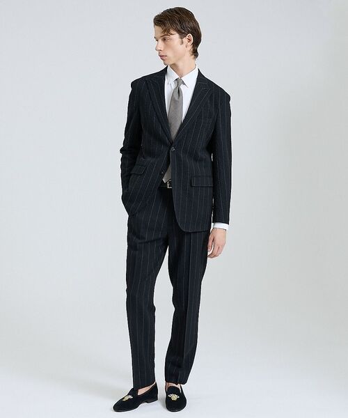 DESIGNWORKS / デザインワークス スラックス・ドレスパンツ | 【26S/S】ウールストレッチサッカーピンタックパンツ / セットアップ対応 / | 詳細17