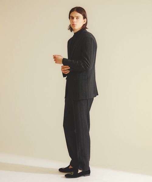 DESIGNWORKS / デザインワークス スラックス・ドレスパンツ | 【26S/S】ウールストレッチサッカー テーパードパンツ / セットアップ対応 | 詳細29