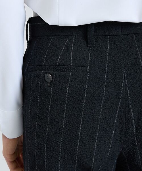 DESIGNWORKS / デザインワークス スラックス・ドレスパンツ | 【26S/S】ウールストレッチサッカーピンタックパンツ / セットアップ対応 / | 詳細11