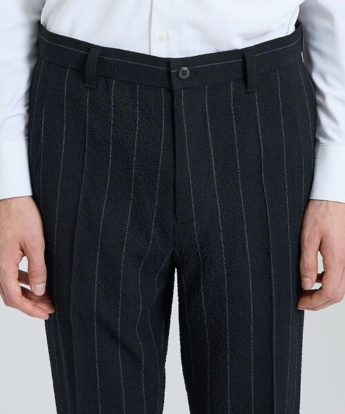 DESIGNWORKS / デザインワークス スラックス・ドレスパンツ | 【26S/S】ウールストレッチサッカーピンタックパンツ / セットアップ対応 / | 詳細13