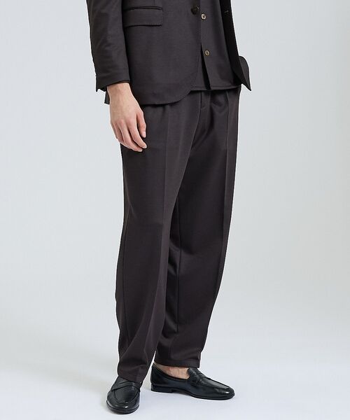 DESIGNWORKS / デザインワークス スラックス・ドレスパンツ | モクロディー ワイドテーパードパンツ / セットアップ対応 / ストレッチ【予約 | 詳細2