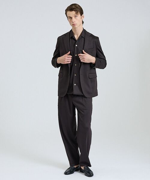 DESIGNWORKS / デザインワークス スラックス・ドレスパンツ | モクロディー ワイドテーパードパンツ / セットアップ対応 / ストレッチ【予約 | 詳細5