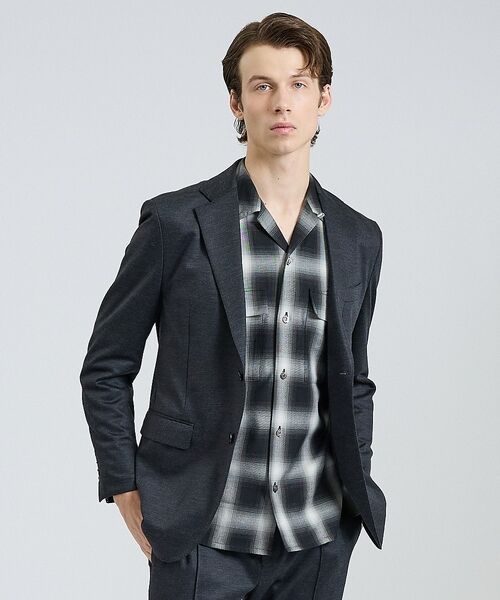 DESIGNWORKS / デザインワークス テーラードジャケット | 【26S/S】モクロディージャケット / セットアップ対応 / ストレッチ【予約（チャコールグレー）