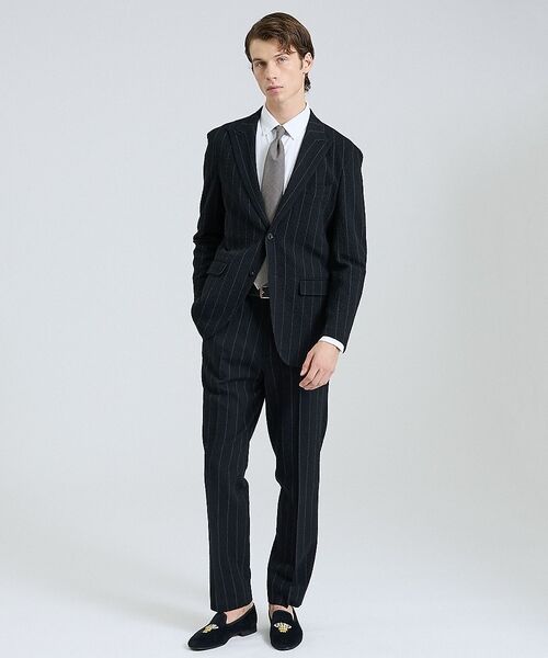 DESIGNWORKS / デザインワークス テーラードジャケット | 【26S/S】ウールストレッチサッカーピークドラペルジャケット / セットアップ | 詳細14