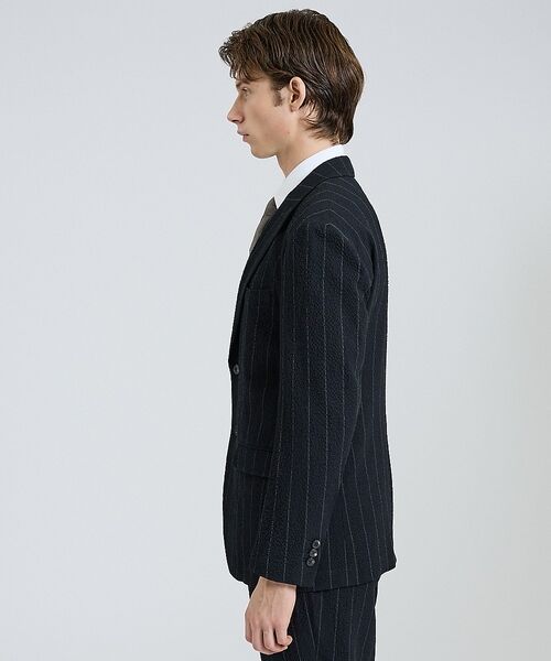 DESIGNWORKS / デザインワークス テーラードジャケット | 【26S/S】ウールストレッチサッカーピークドラペルジャケット / セットアップ | 詳細16