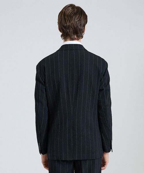 DESIGNWORKS / デザインワークス テーラードジャケット | 【26S/S】ウールストレッチサッカーピークドラペルジャケット / セットアップ | 詳細7