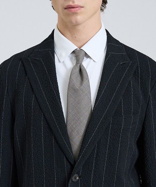 DESIGNWORKS / デザインワークス テーラードジャケット | 【26S/S】ウールストレッチサッカーピークドラペルジャケット / セットアップ | 詳細8